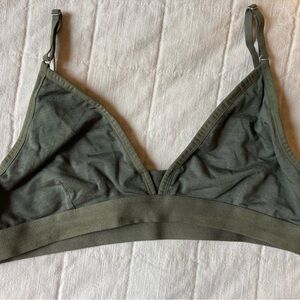 Icebreaker Merino Wool Bralette Olive 🫒 Green XL